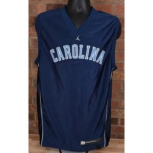 Nike Air Jordan North Carolina Tar Heels Reversible Jumpman Jersey Large NCAA